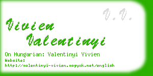 vivien valentinyi business card